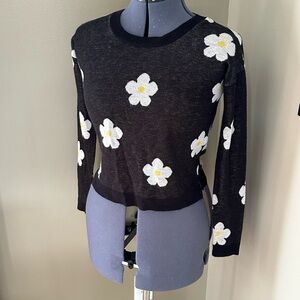 LA Hearts Floral Sweater - MEDIUM